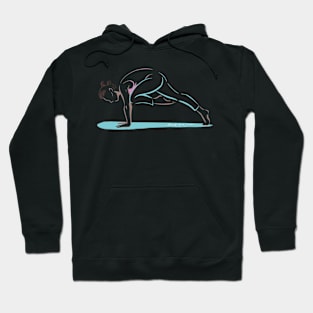 Yoga - Plank pose variation Hoodie